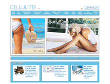 Tablet Screenshot of cellulitepro.com